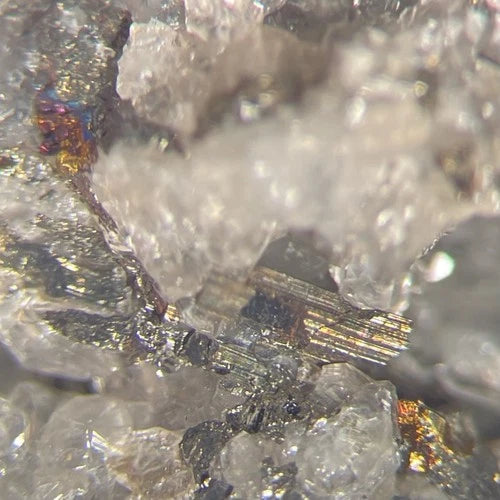 Emplectite Crystal Micro Schwartzenburg Saxony GERMANY