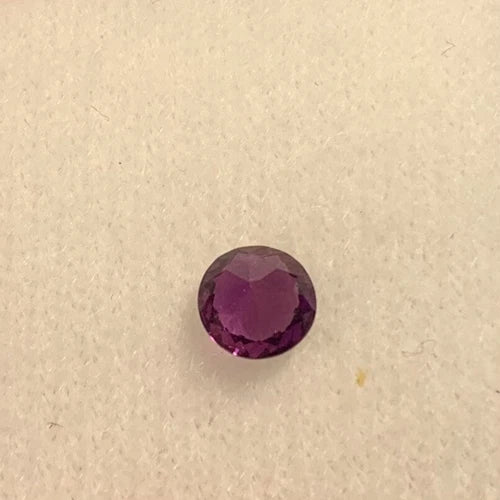Natural Round Pink Purple Sapphire MADAGASCAR 0.44ct 4.7mm