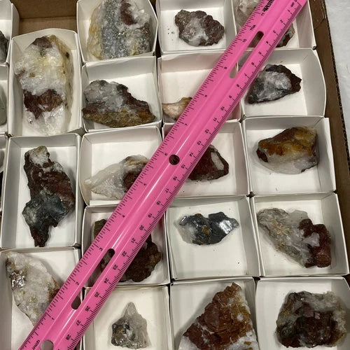 Siderite Quartz Pyrite & Hematite Guilford Co NORTH CAROLINA USA Lot Of 18