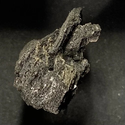 Acanthite After Argentite Crystal & Silver Wire Rio Del Norte Guanajuato MEXICO