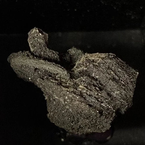 Acanthite After Argentite Crystal & Silver Wire Rio Del Norte Guanajuato MEXICO