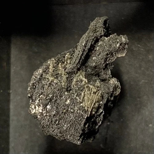 Acanthite After Argentite Crystal & Silver Wire Rio Del Norte Guanajuato MEXICO