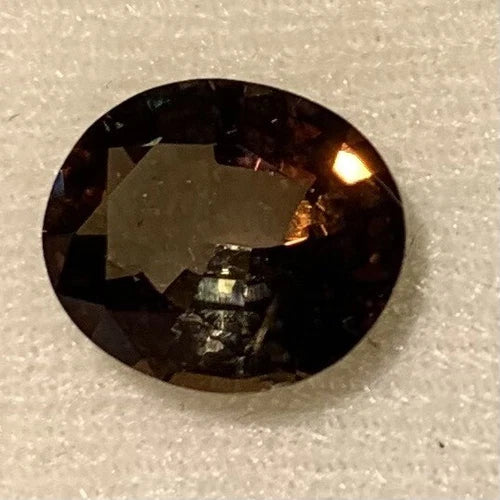 Axinite Colour Change 3.5ct Oval Cut Natural Unheated AFGHANISTAN