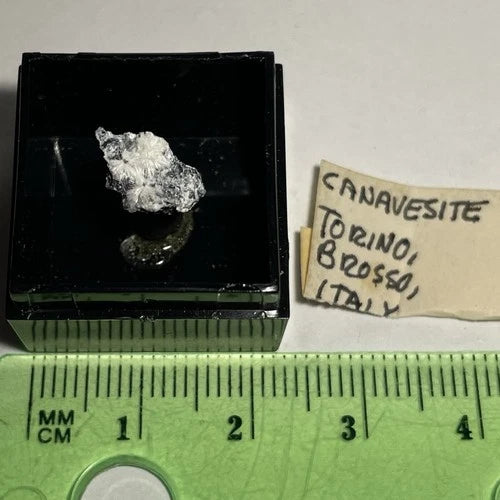 Canavesite (TL) Crystal Micro Brosso Mine Canavese Torino ITALY Type Locality