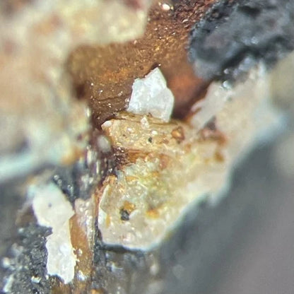 Cerussite Crystal Micro Silver Valley Mine Davidson Co NORTH CAROLINA USA