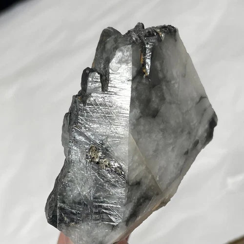 Chlorite & Amphibole In Quartz Crystal Khaplu Gilgit-Baltistan PAKISTAN Lot Of 9