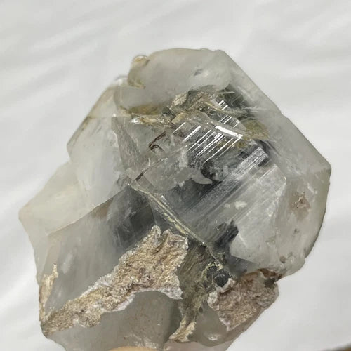 Chlorite & Amphibole In Quartz Crystal Khaplu Gilgit-Baltistan PAKISTAN Lot Of 9