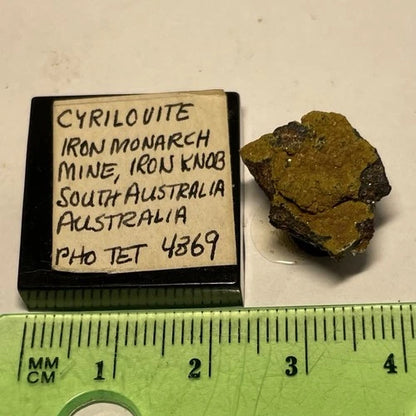 Cyrilovite Crystal Micro Iron Monarch Mine Iron Knob AUSTRALIA