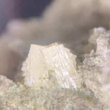 Dickthomssenite Crystal Micro Blue Cap Mine Paradox Valley San Juan Co Utah USA