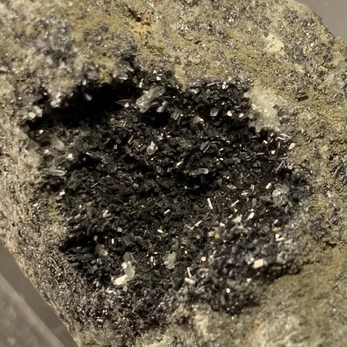 Enargite Crystal Druzy In Vug National Belle Mine Red Mt Ouray Co COLORADO USA