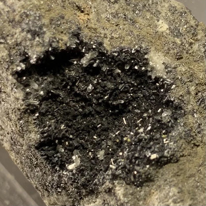 Enargite Crystal Druzy In Vug National Belle Mine Red Mt Ouray Co COLORADO USA