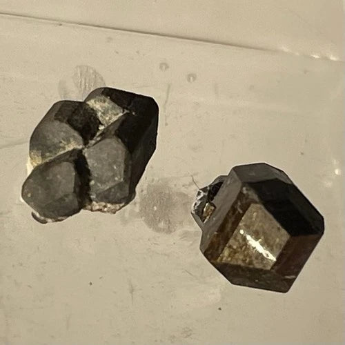 Fluor - Buergerite (TL) Tourmaline Crystals Mexquitic de Carmona San Luis Potosí MEXICO