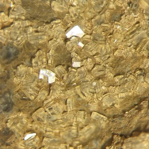 Heulandite Crystal Druzy Botallack Mine St Just Cornwall ENGLAND UK