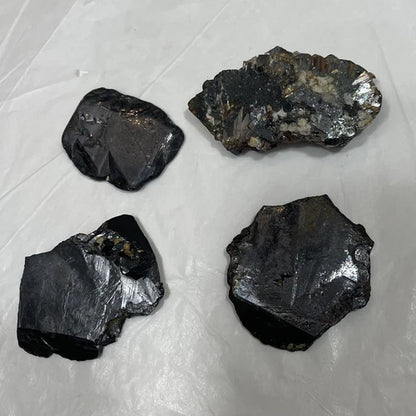 Ilmenite Crystals W/ Rutile Zagi Mt Khyber Pakhtunkhwa PAKISTAN Lot Of 4
