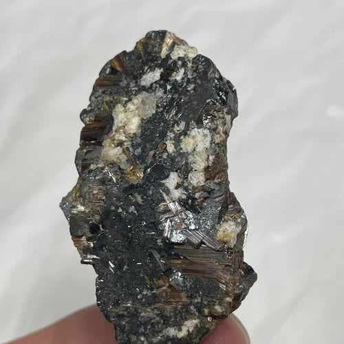 Ilmenite Crystals W/ Rutile Zagi Mt Khyber Pakhtunkhwa PAKISTAN Lot Of 4