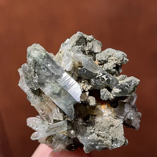 Lot Of 4 Crystals From Pakistan & Afghanistan Fluorite Lapis Quartz