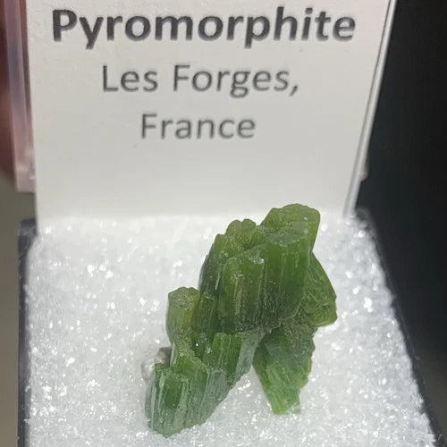 Pyromorphite Crystals Les Forges FRANCE