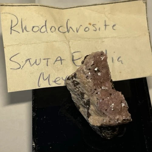 Rhodochrosite Crystal Druzy Santa Eulalia MEXICO