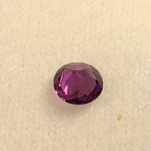 Natural Round Pink Purple Sapphire MADAGASCAR 0.44ct 4.7mm