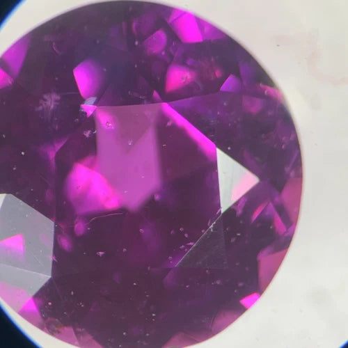 Natural Round Pink Purple Sapphire MADAGASCAR 0.44ct 4.7mm