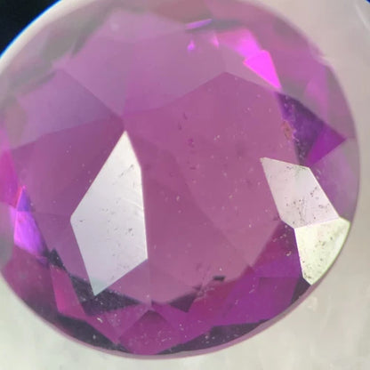 Natural Round Pink Purple Sapphire MADAGASCAR 0.44ct 4.7mm