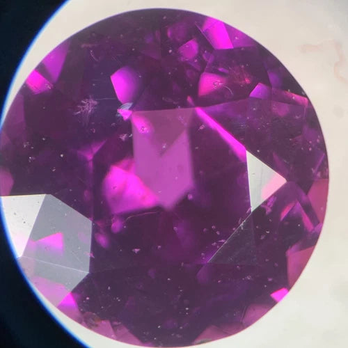 Natural Round Pink Purple Sapphire MADAGASCAR 0.44ct 4.7mm