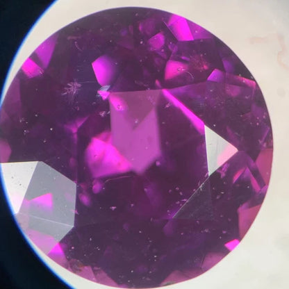 Natural Round Pink Purple Sapphire MADAGASCAR 0.44ct 4.7mm