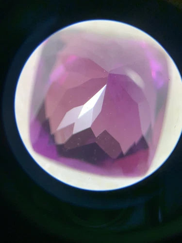 Sapphire - Natural Purple Cushion Cut  Heated Sapphire SRI LANKA 0.88ct