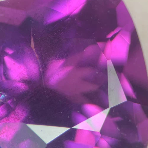 Sapphire - Natural Purple Cushion Cut  Heated Sapphire SRI LANKA 0.88ct