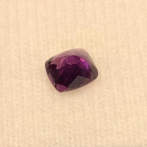 Sapphire - Natural Purple Cushion Cut  Heated Sapphire SRI LANKA 0.88ct