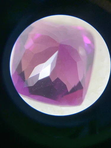 Sapphire - Natural Purple Cushion Cut  Heated Sapphire SRI LANKA 0.88ct