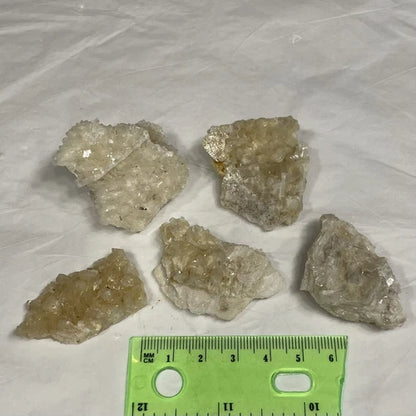 Stilbite Crystals Hickory Qry Catawba Co NORTH CAROLINA USA 63g Lot Of 5