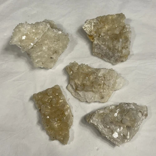 Stilbite Crystals Hickory Qry Catawba Co NORTH CAROLINA USA 63g Lot Of 5